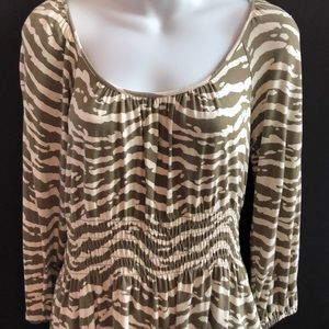 Michael Kors Zebra Print Top